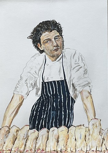 Marco pierre white print - white,