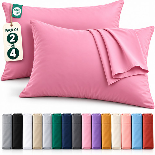 Plain housewife pillowcases - housewife,