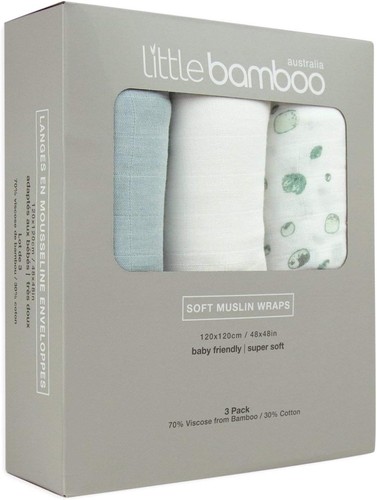 Little bamboo muslin baby - little, wrap