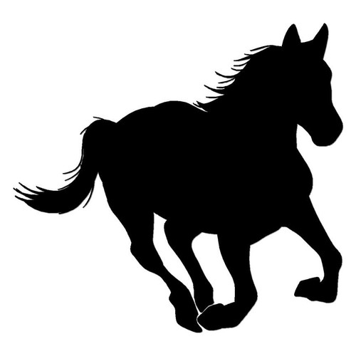 Medium horses horse box - medium, 12"
