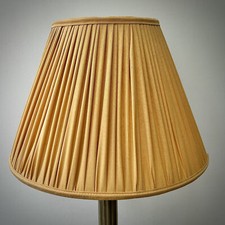 Gold Pleated Fabric Lamp