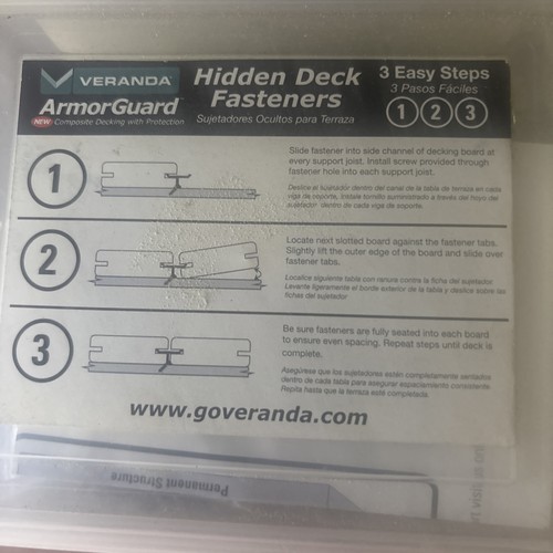 Veranda armorguard hidden deck - veranda,