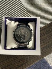 Lovely Movado Bold Gents Watch In Excellent Condition with Original Box Working