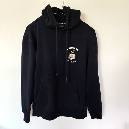 Airwalk hoodie black unisex - hoodie, xs