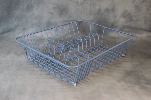 Vintage blue plastic coated - plastic,