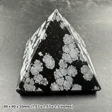 Snowflake obsidian large