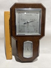 Shorthand smiths Barometer Wood Vintage. British Made