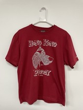 Chunk Hong Kong Phooey T-Shirt Men's 100% Cotton Red Size Large