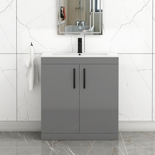 Floor standing bathroom sink - bathroom,