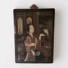 Vintage Reverse Glass Painting