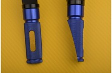 Blue-Gold Pair of Front Foot Rests 77mm DUCATI MONSTER 1200 M1200 2017-2020