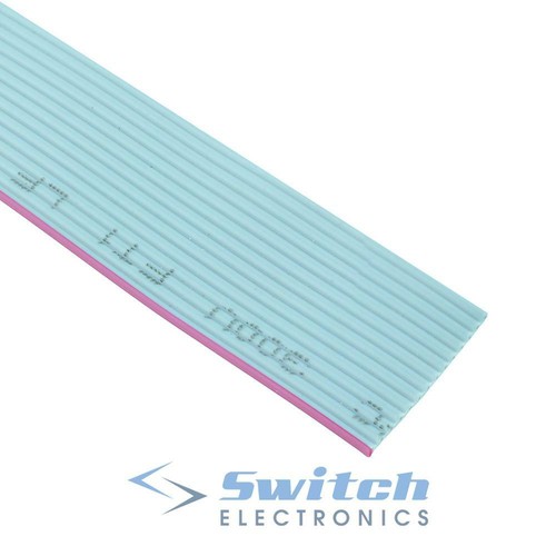 Grey flat ribbon cable 27mm - ribbon,