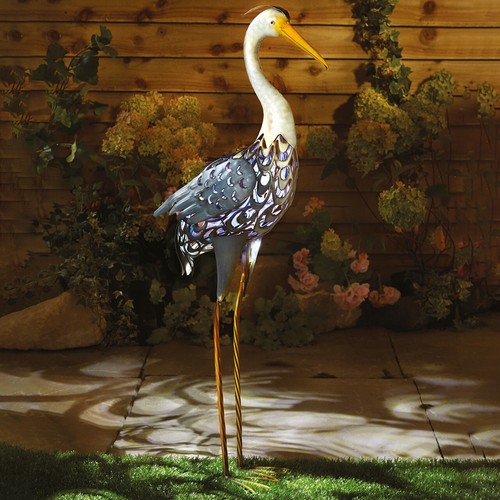 Solar powered metal silhouette - metal,