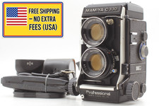 Blue Dot [N MINT w/Hood]  Mamiya C330 Professional Camera + 80mm f2.8 Lens