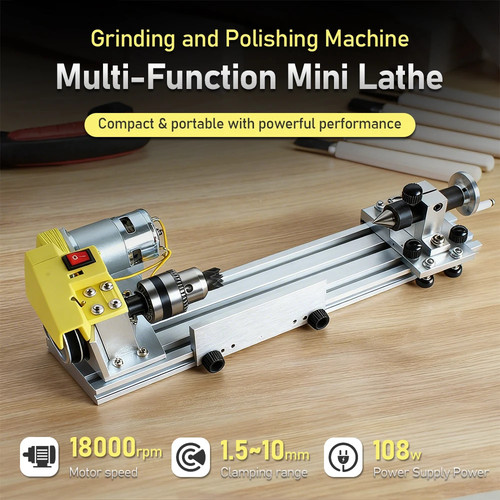 108w mini lathe - mini, variable
