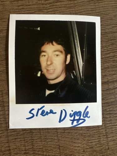 Signed steve diggle - steve, buzzcocks