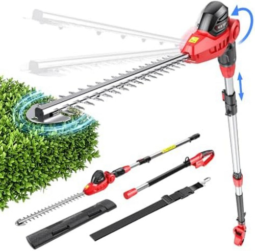 Pole hedge trimmer cordless - pole,