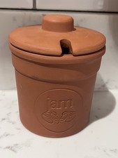 Terracotta Jam Pot With Lid