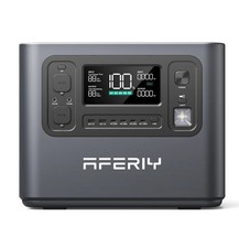 Portable Power Station 2400W 2048Wh LifePO4 BMS Solar Generator AFERIY P210