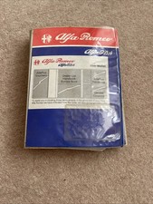 Complete And Original Alfa Romeo Alfetta User Wallet Manual Service Book Pack