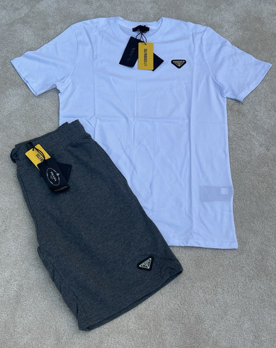 Prada men white crew neck - men’s,