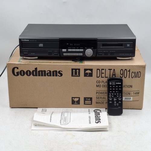 Goodmans minidisc player - goodmans,
