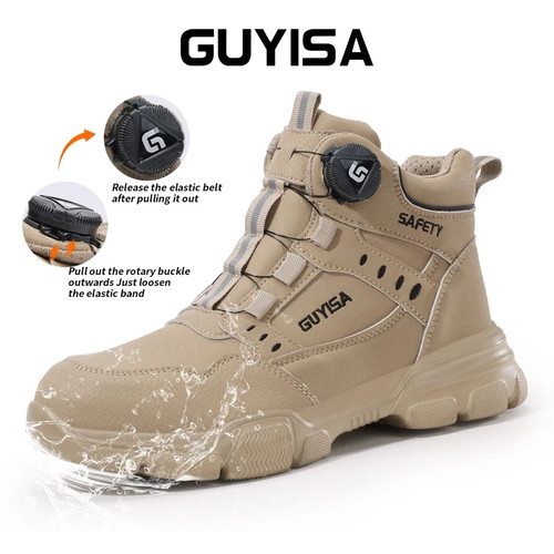 Mens leather ankle - mens, safety