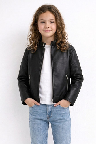 Girl genuine sheep leather - genuine,
