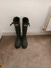 Hunter Classic Men's Dark Green Wellington Boots UK Size 8