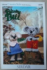 Original Sirdar Dk Blinky Bill & Nutsy Toy Knitting Pattern 4880