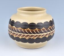 Vintage Bullers Studio Pottery Vase No.266 by Agnete Hoy 1940's