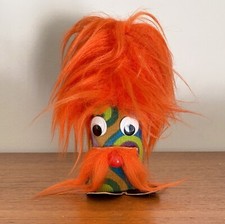 Vintage 60s FLUFFY Orange