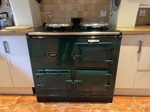 Aga 13amp two - oven, iron