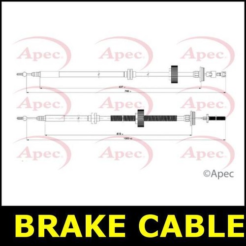Handbrake cable parking - handbrake,