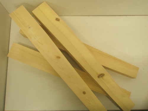 Set pine wood 4 - set,