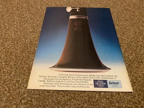 Jbf62 advert 11x8 henri selmer - advert,