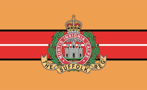 Suffolk regiment flag 5ft - , x