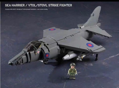 Harrier vtol fighter moc - fighter,