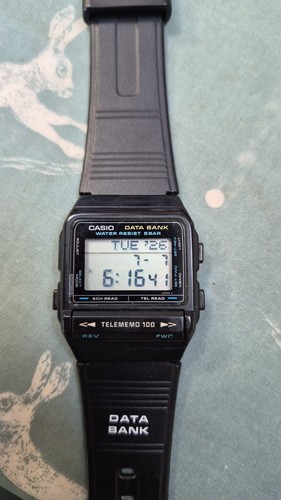 Casio data bank - casio, telememo