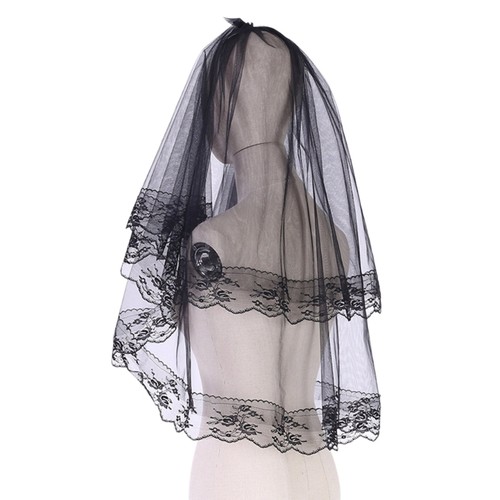 Dark veil lace - veil, veils