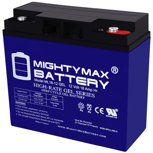 Mighty max 12v - max, gel