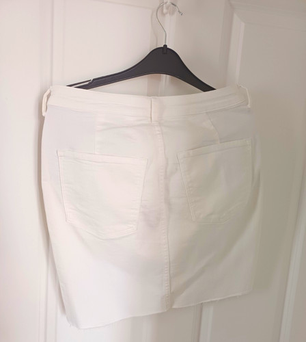 Denim white skirt uk - skirt,