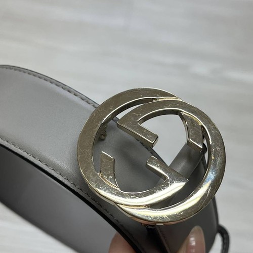 Gucci belt gray interlocking - gucci, g