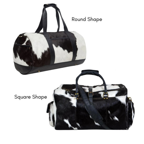 Real cowhide leather hair - real,