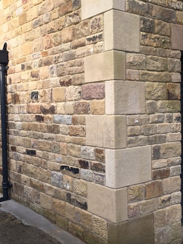 Reclaimed coursed york - coursed, stone