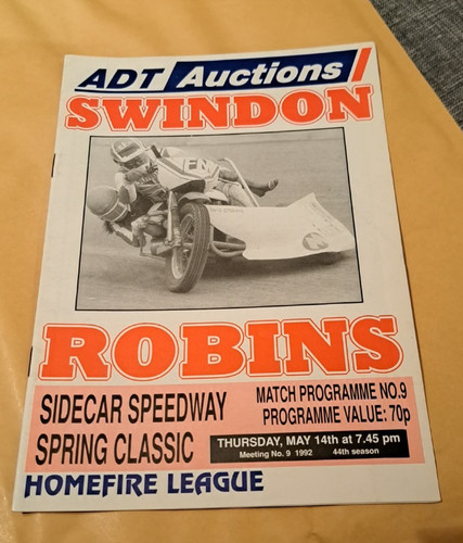 Swindon robins sidecar - swindon,