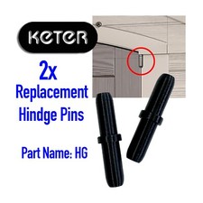 2pcs Keter Hinge Pin Replacement Factor Spare Parts HG