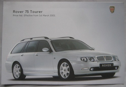 March 2001 rover - 2001, tourer