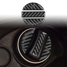 Carbon Fiber Car Fuel Tank Cap Cover Decoration Sticker Accessories Universal