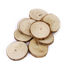 20pcs Natural Wooden Slice